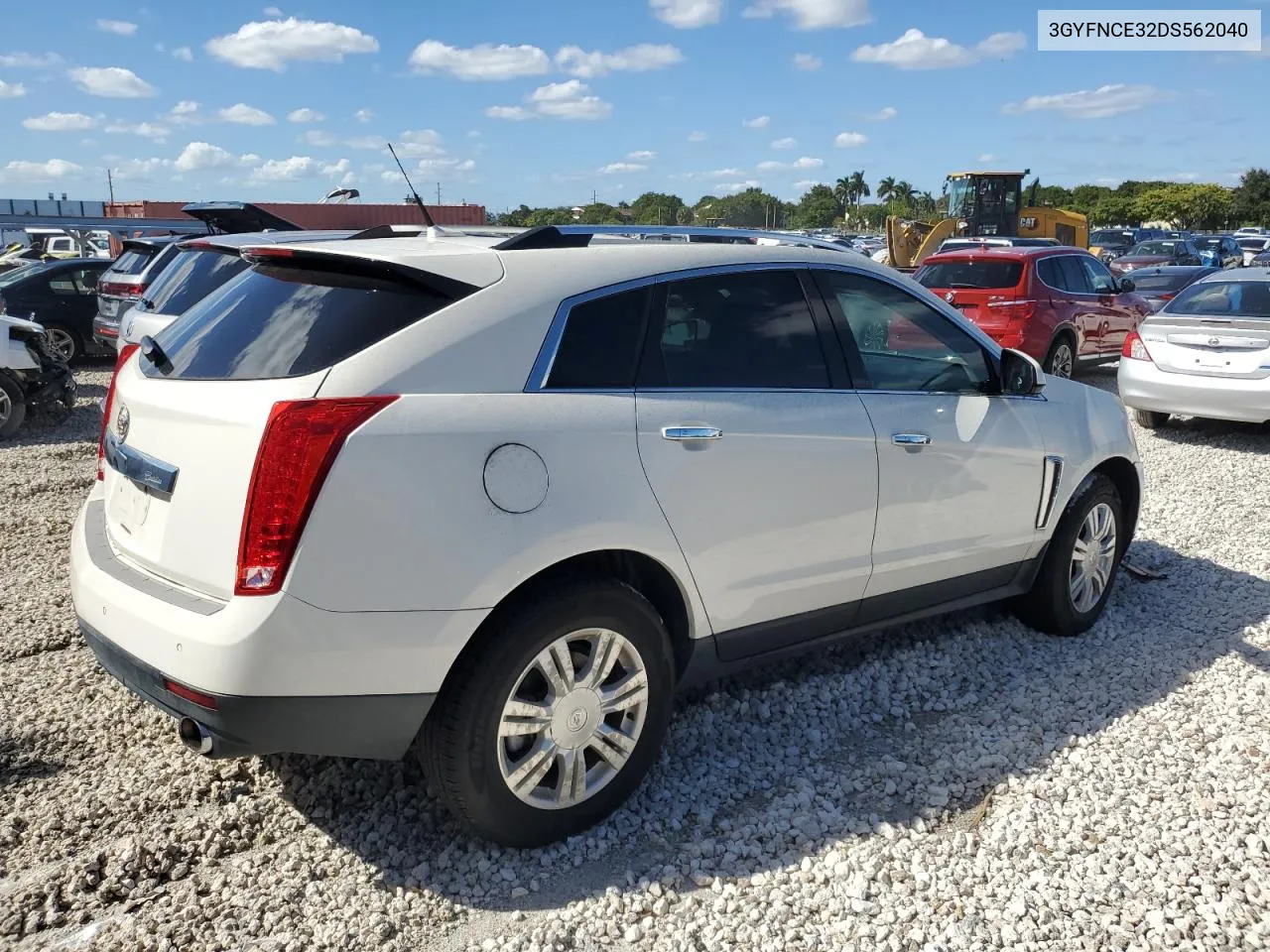 2013 Cadillac Srx Luxury Collection VIN: 3GYFNCE32DS562040 Lot: 78046744