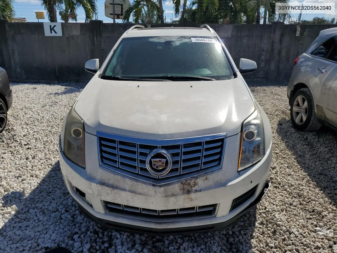 2013 Cadillac Srx Luxury Collection VIN: 3GYFNCE32DS562040 Lot: 78046744