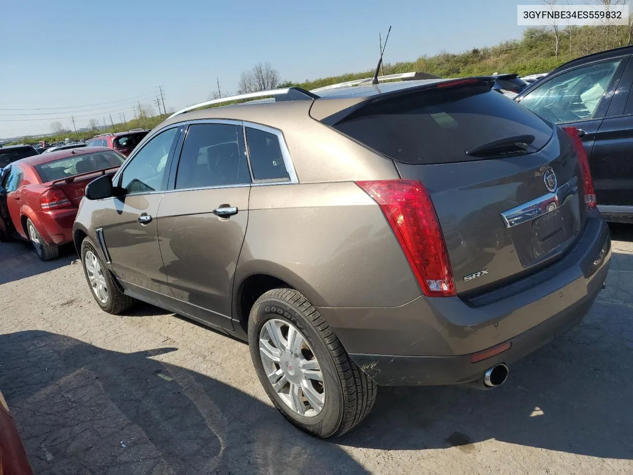 2014 Cadillac Srx Luxury Collection VIN: 3GYFNBE34ES559832 Lot: 48759974