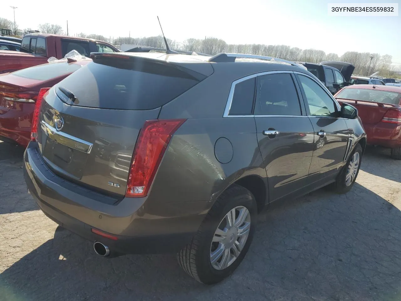 2014 Cadillac Srx Luxury Collection VIN: 3GYFNBE34ES559832 Lot: 48759974