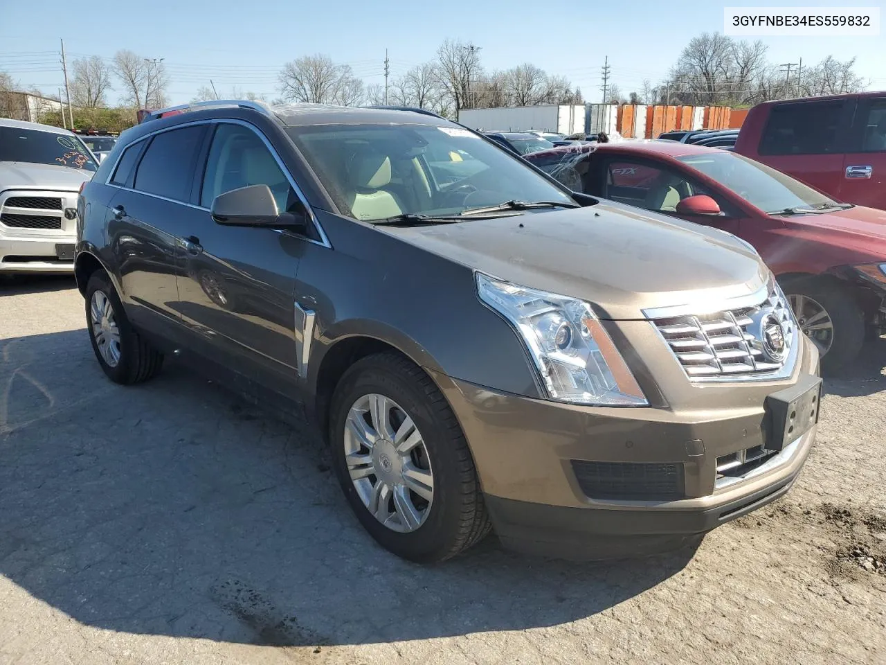 2014 Cadillac Srx Luxury Collection VIN: 3GYFNBE34ES559832 Lot: 48759974