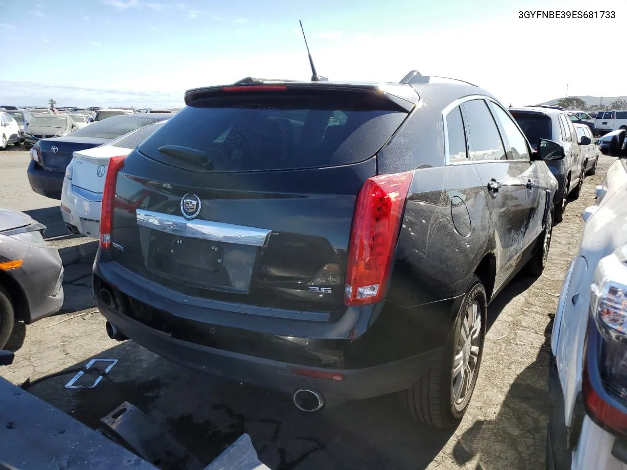 3GYFNBE39ES681733 2014 Cadillac Srx Luxury Collection