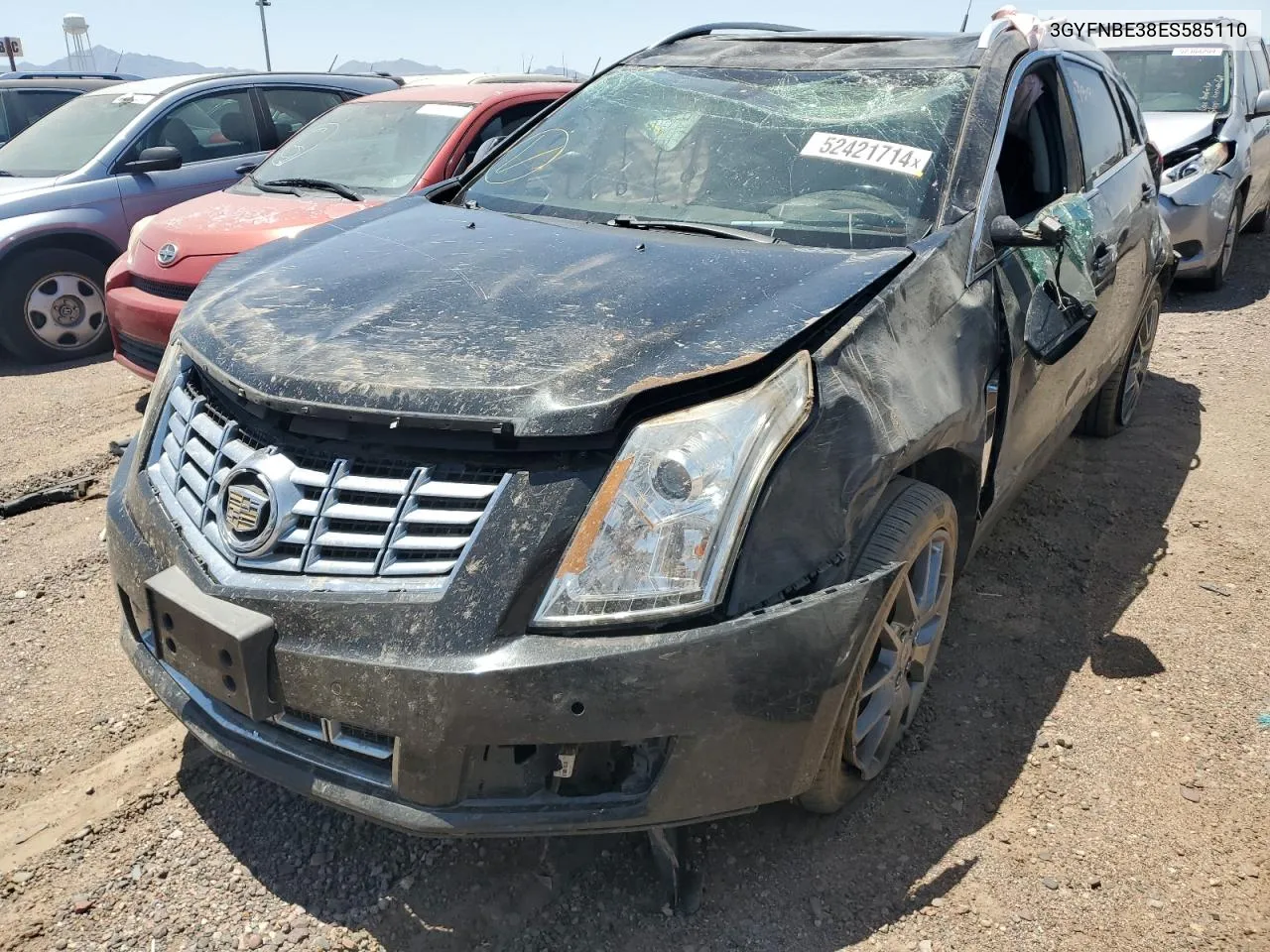 2014 Cadillac Srx Luxury Collection VIN: 3GYFNBE38ES585110 Lot: 52421714