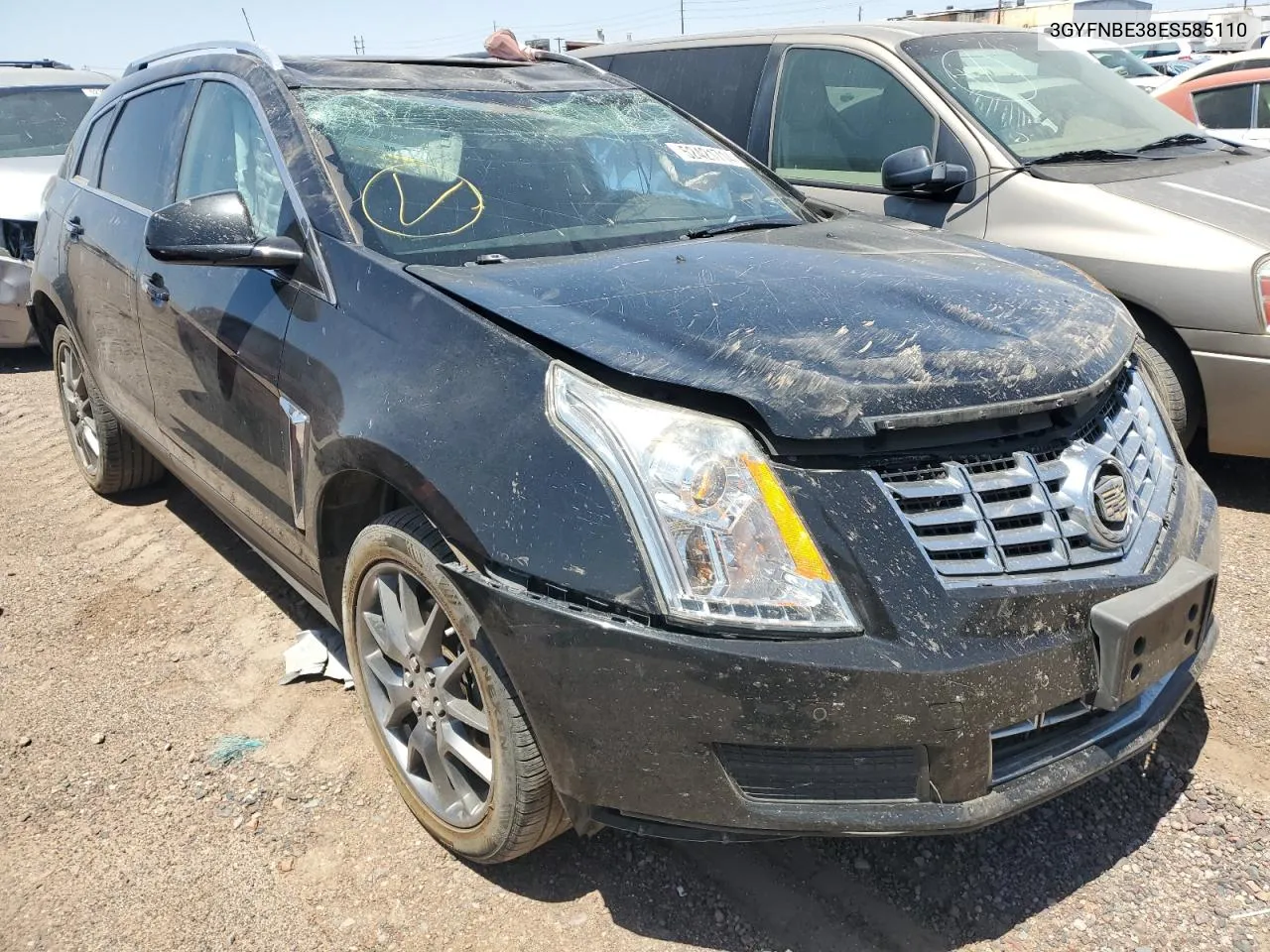 2014 Cadillac Srx Luxury Collection VIN: 3GYFNBE38ES585110 Lot: 52421714