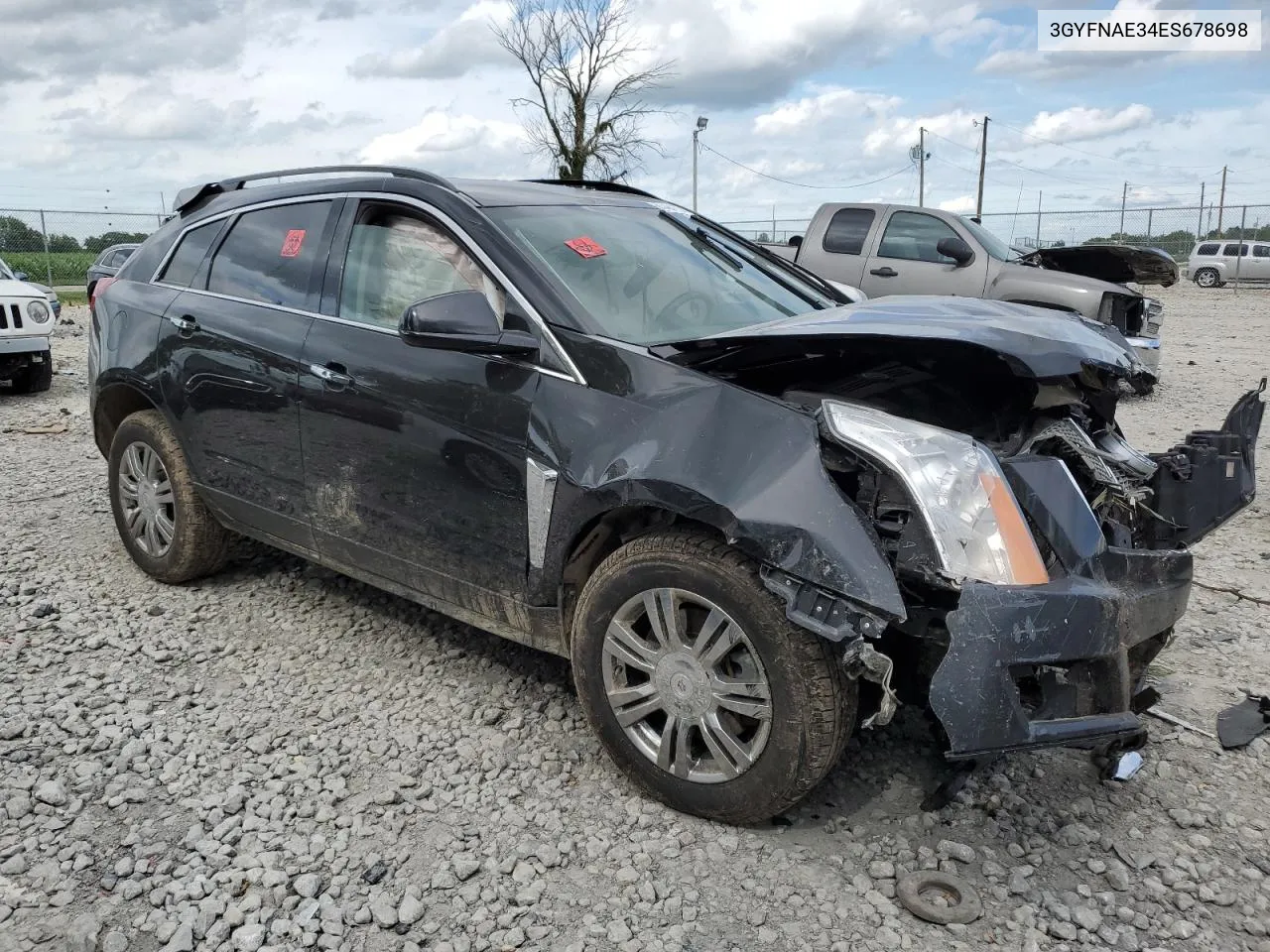 2014 Cadillac Srx VIN: 3GYFNAE34ES678698 Lot: 61484224