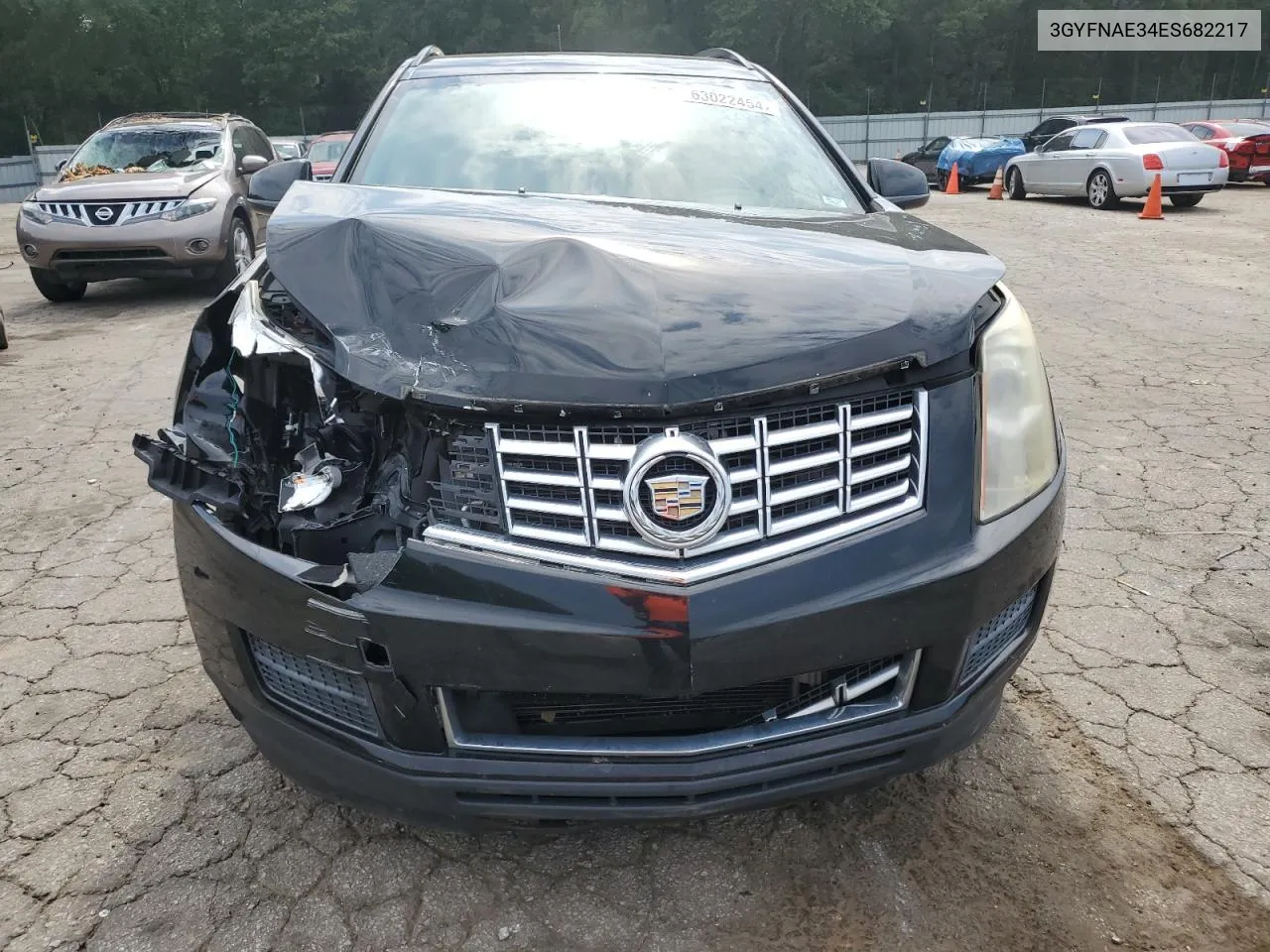 2014 Cadillac Srx VIN: 3GYFNAE34ES682217 Lot: 63022454