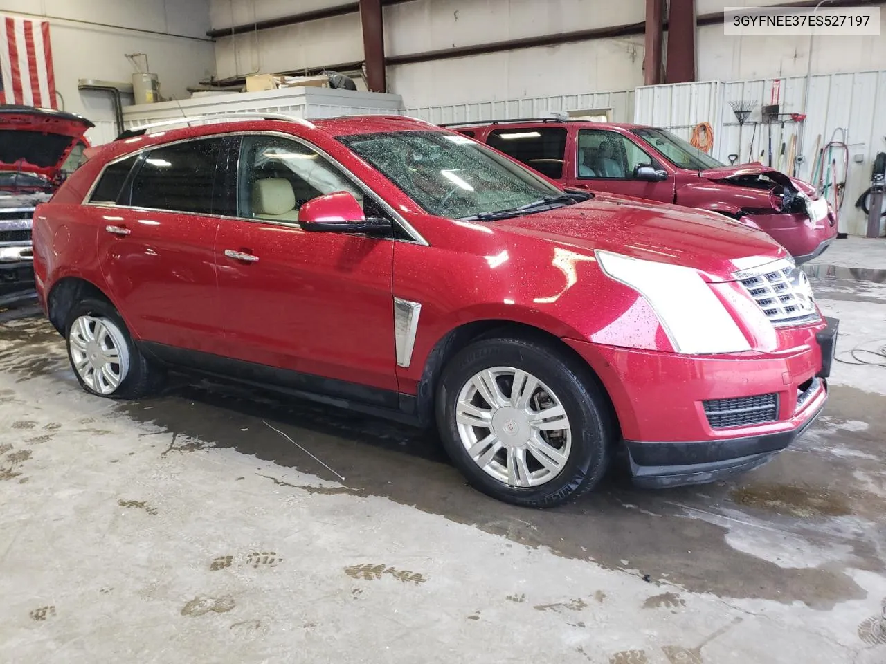 2014 Cadillac Srx Luxury Collection VIN: 3GYFNEE37ES527197 Lot: 63455234