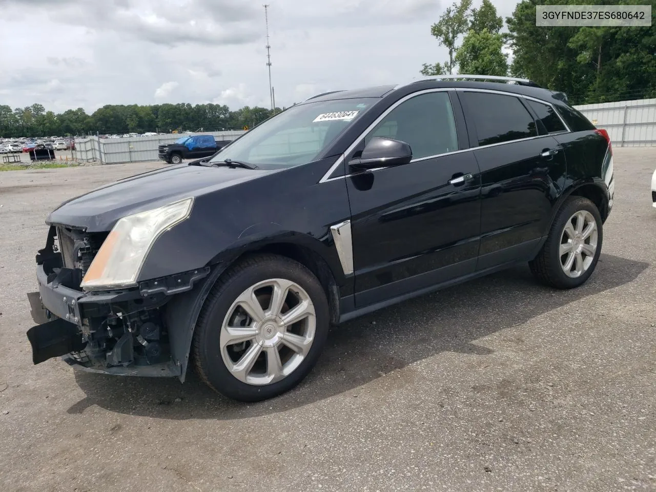 3GYFNDE37ES680642 2014 Cadillac Srx Premium Collection