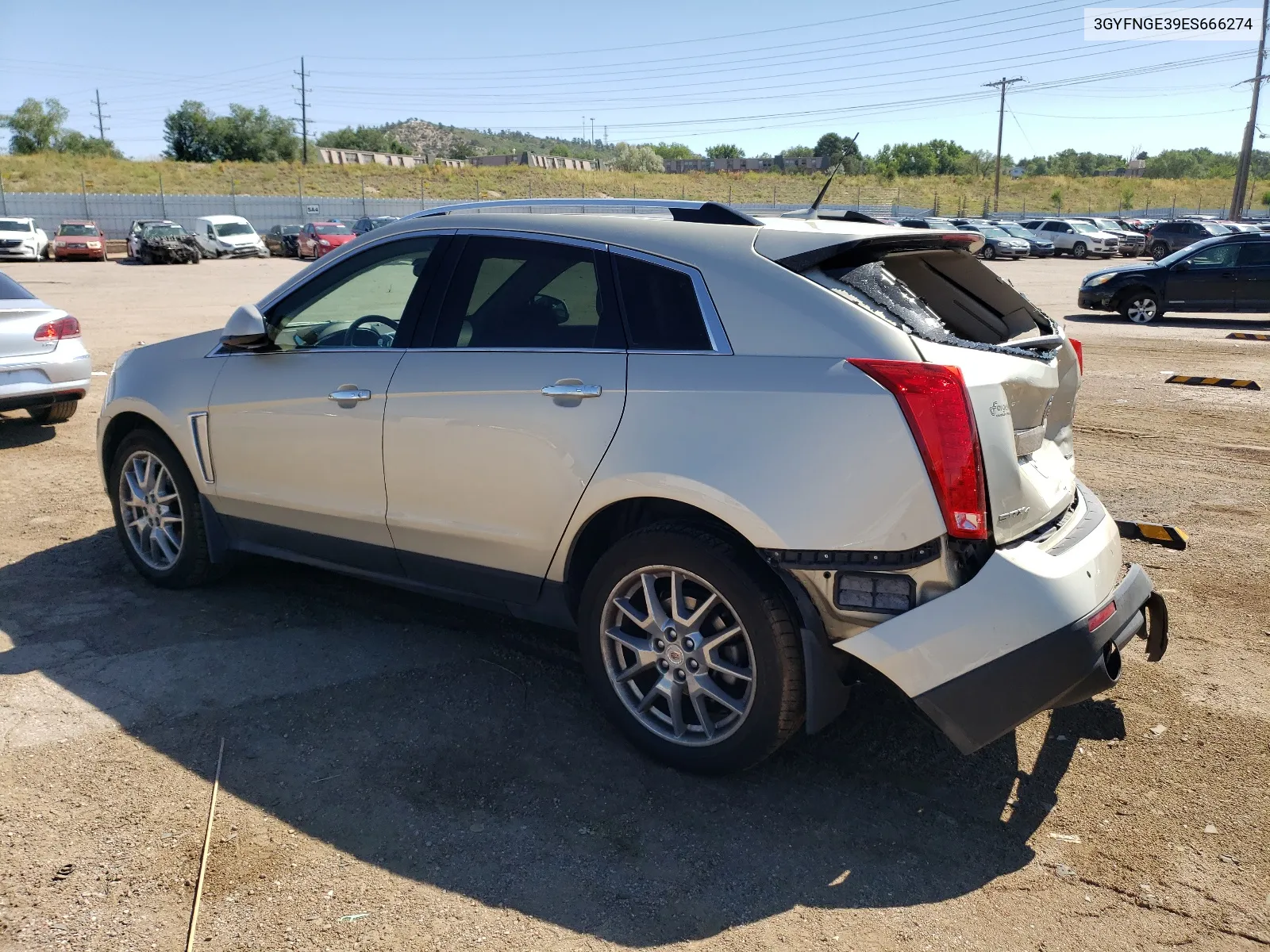 3GYFNGE39ES666274 2014 Cadillac Srx Premium Collection