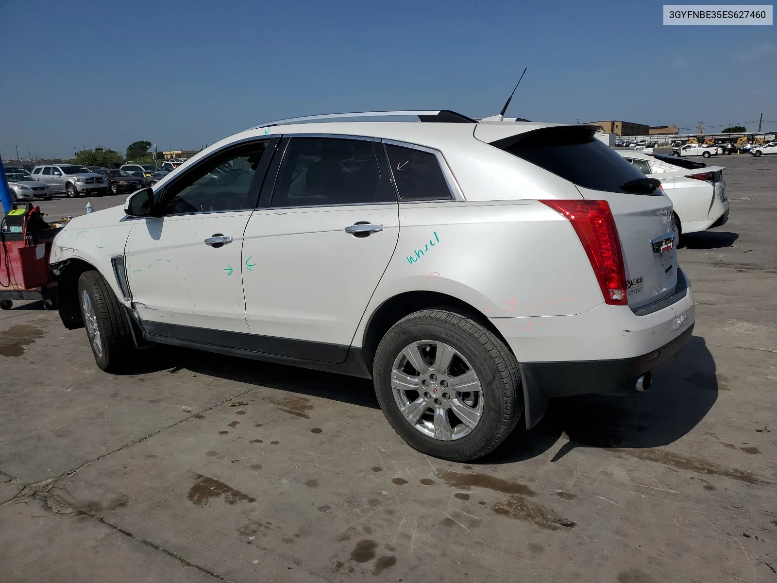 3GYFNBE35ES627460 2014 Cadillac Srx Luxury Collection