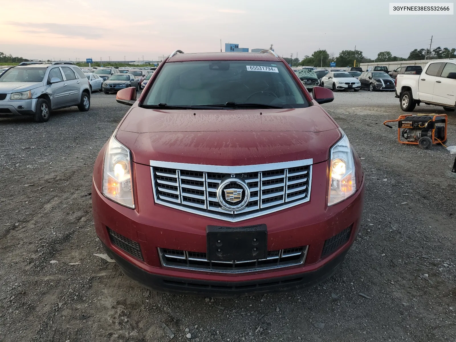 2014 Cadillac Srx Luxury Collection VIN: 3GYFNEE38ES532666 Lot: 65531794