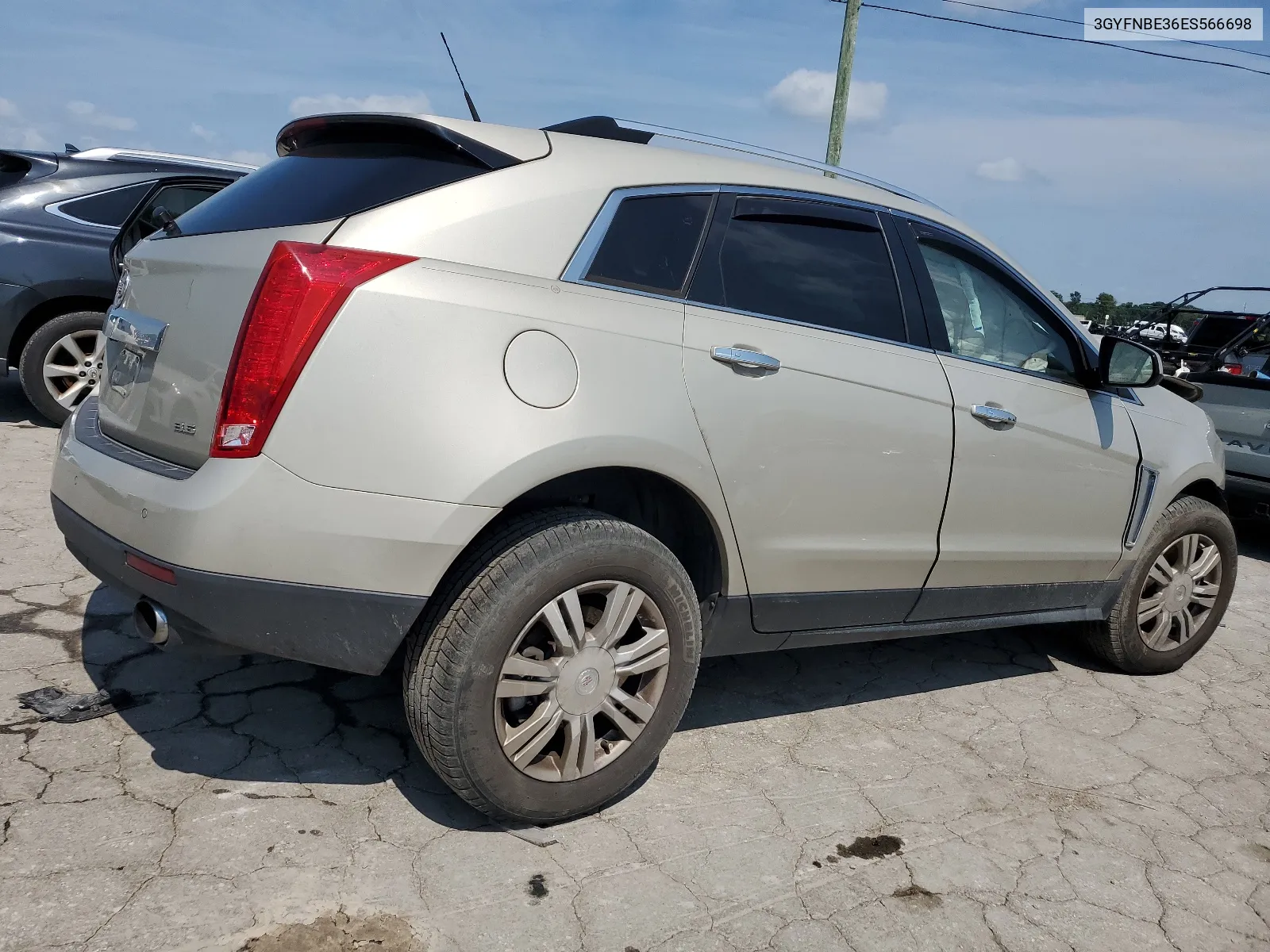 2014 Cadillac Srx Luxury Collection VIN: 3GYFNBE36ES566698 Lot: 65557554