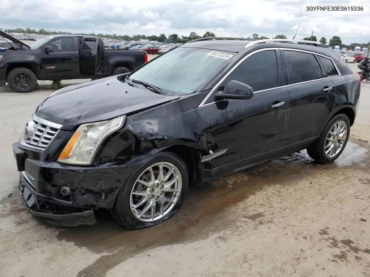 2014 Cadillac Srx Performance Collection VIN: 3GYFNFE30ES615336 Lot: 66573224