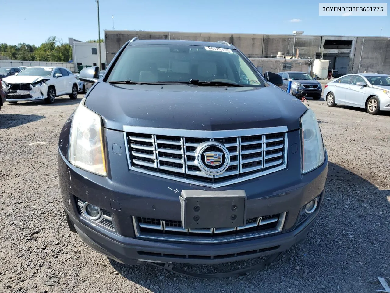 3GYFNDE38ES661775 2014 Cadillac Srx Premium Collection