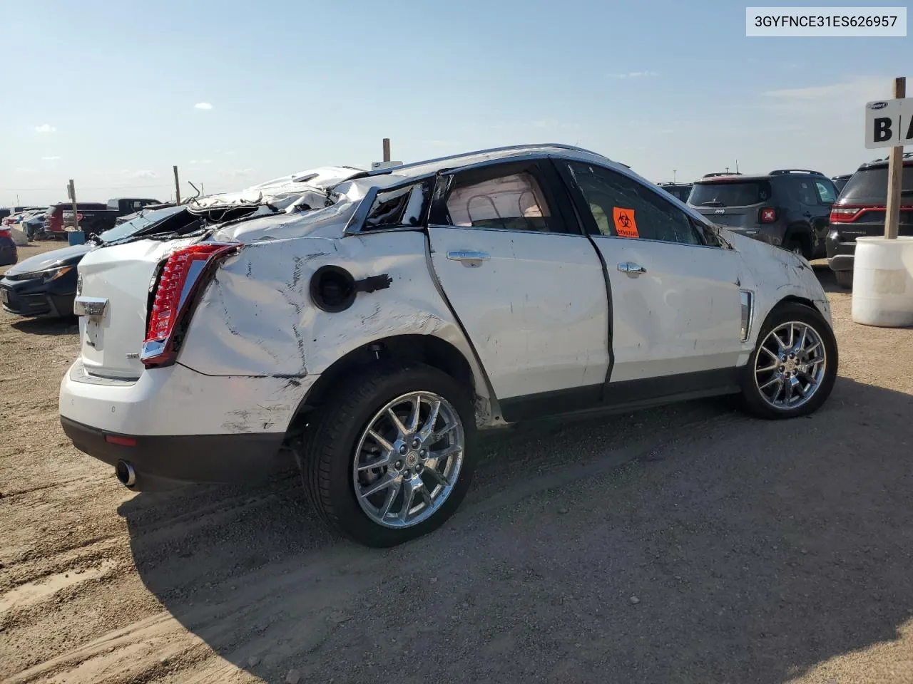 3GYFNCE31ES626957 2014 Cadillac Srx Performance Collection