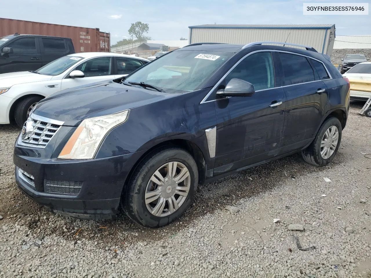 2014 Cadillac Srx Luxury Collection VIN: 3GYFNBE35ES576946 Lot: 67594874