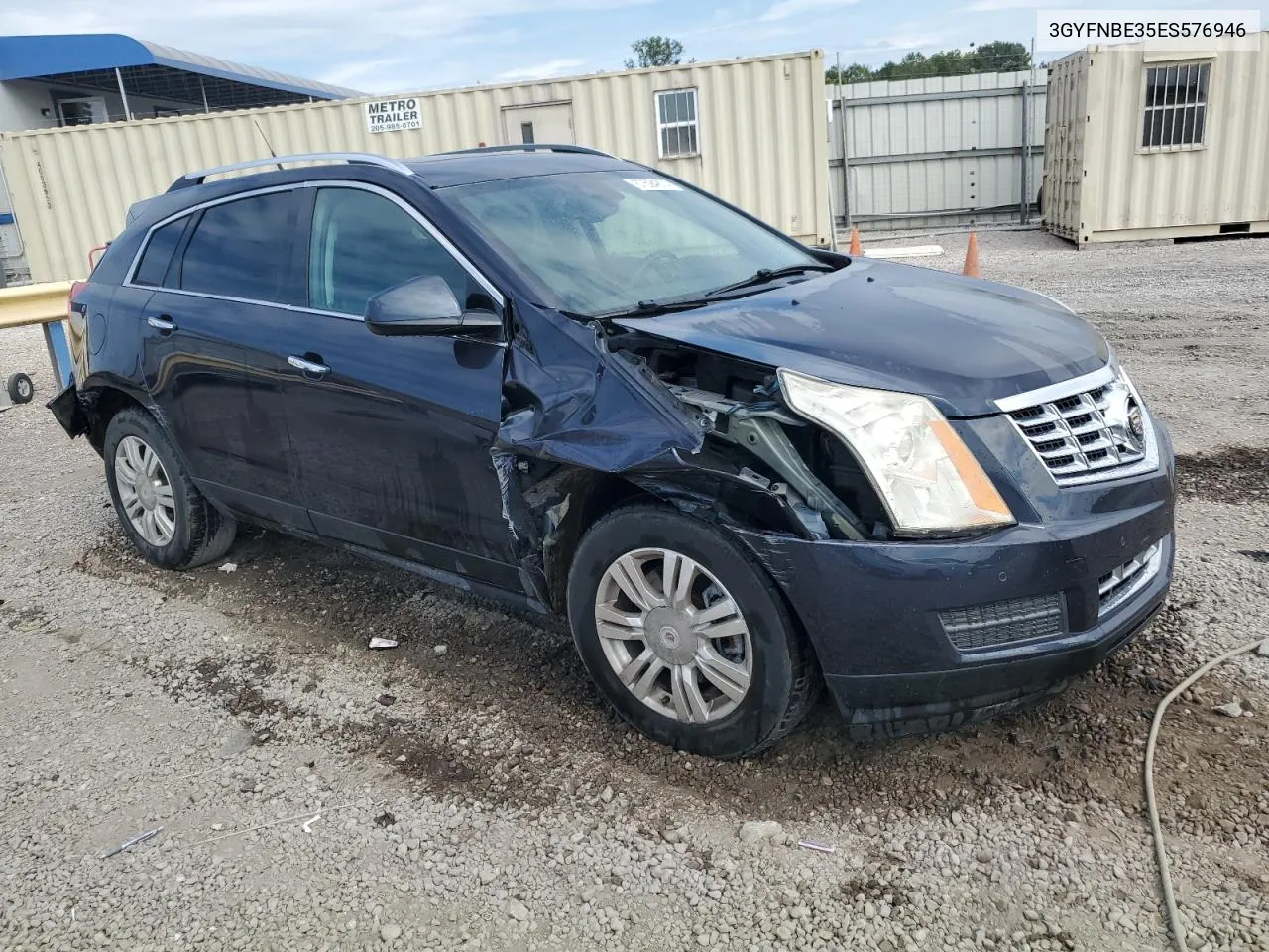 2014 Cadillac Srx Luxury Collection VIN: 3GYFNBE35ES576946 Lot: 67594874