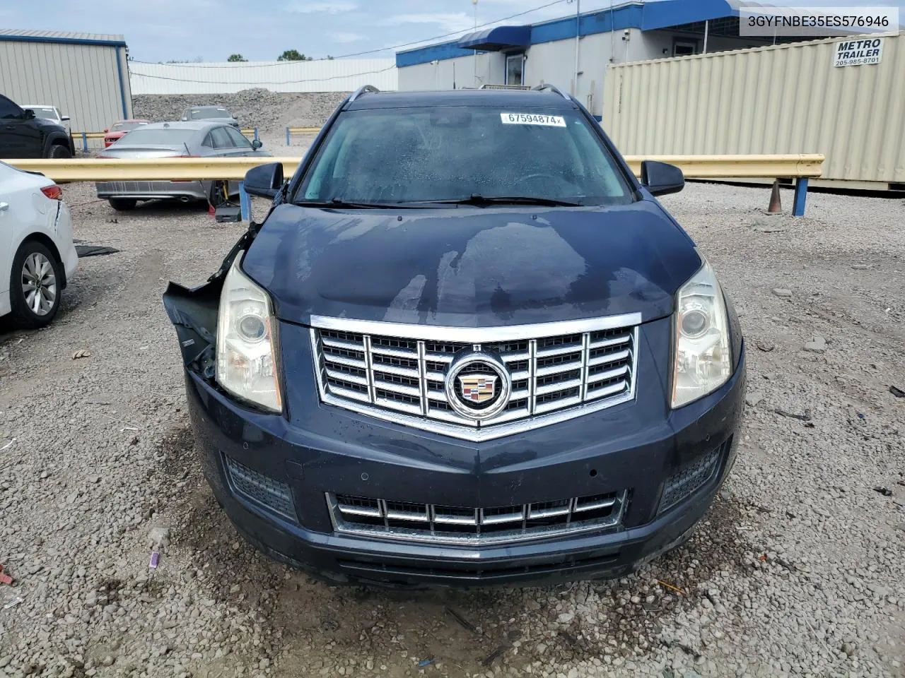 2014 Cadillac Srx Luxury Collection VIN: 3GYFNBE35ES576946 Lot: 67594874