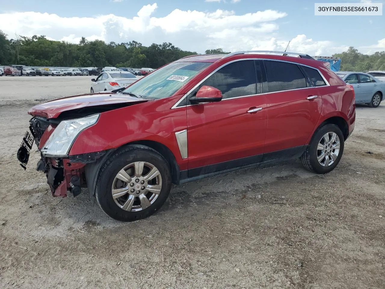 2014 Cadillac Srx Luxury Collection VIN: 3GYFNBE35ES661673 Lot: 68100664