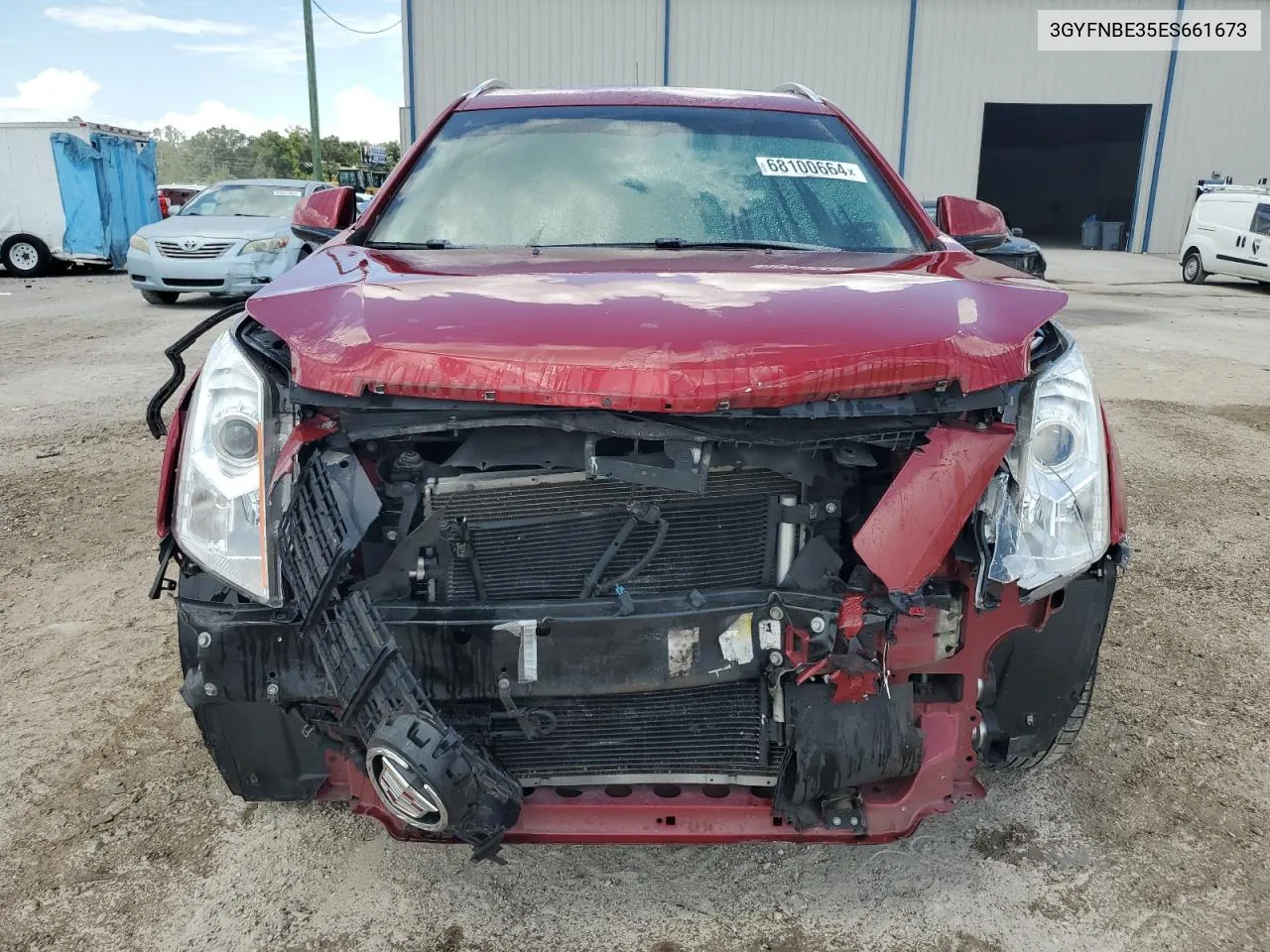 3GYFNBE35ES661673 2014 Cadillac Srx Luxury Collection