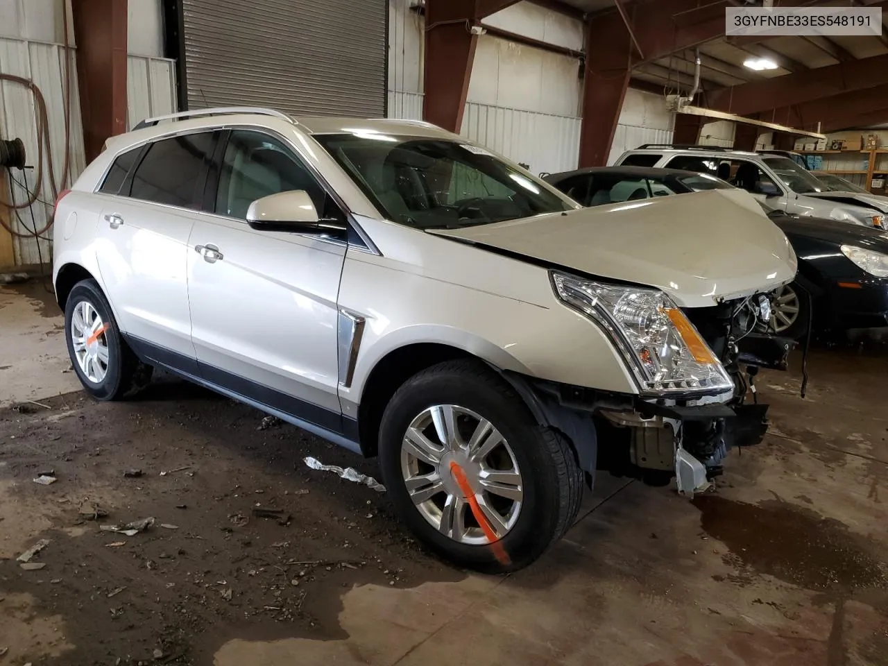 3GYFNBE33ES548191 2014 Cadillac Srx Luxury Collection