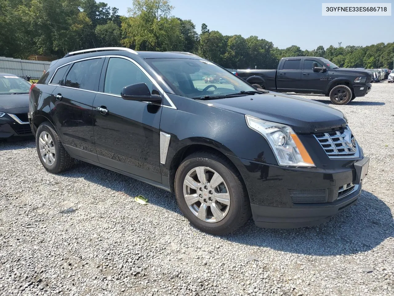 3GYFNEE33ES686718 2014 Cadillac Srx Luxury Collection