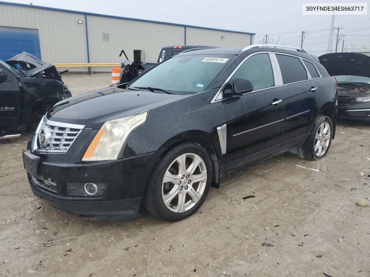 2014 Cadillac Srx Premium Collection VIN: 3GYFNDE34ES663717 Lot: 69500474