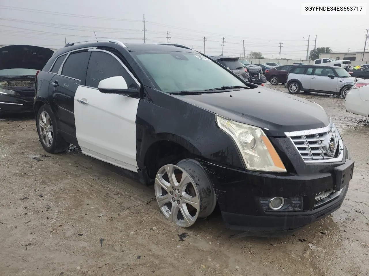 2014 Cadillac Srx Premium Collection VIN: 3GYFNDE34ES663717 Lot: 69500474