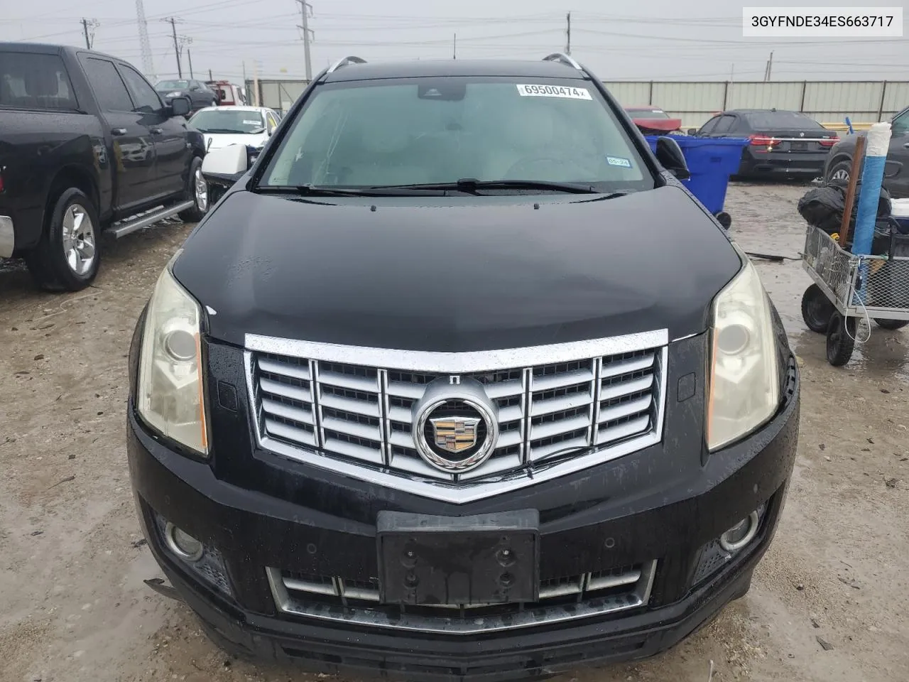 2014 Cadillac Srx Premium Collection VIN: 3GYFNDE34ES663717 Lot: 69500474