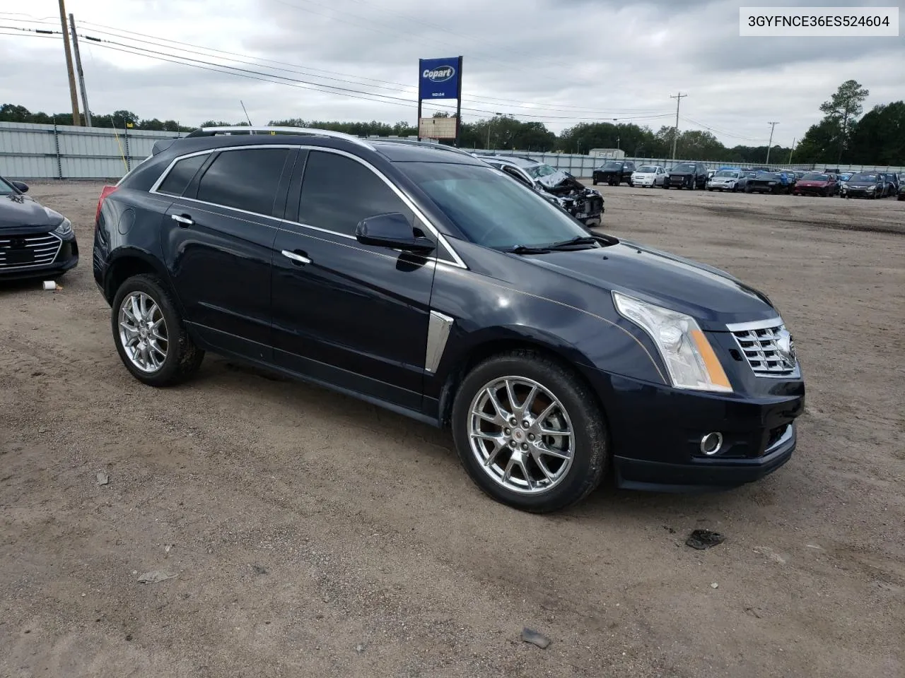 2014 Cadillac Srx Performance Collection VIN: 3GYFNCE36ES524604 Lot: 70488824