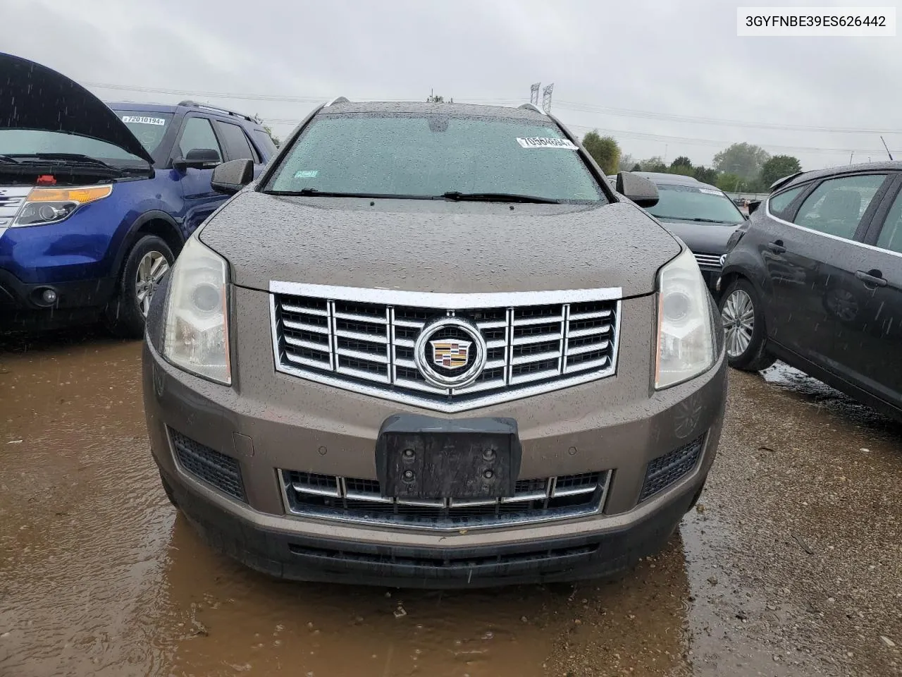 2014 Cadillac Srx Luxury Collection VIN: 3GYFNBE39ES626442 Lot: 70564694