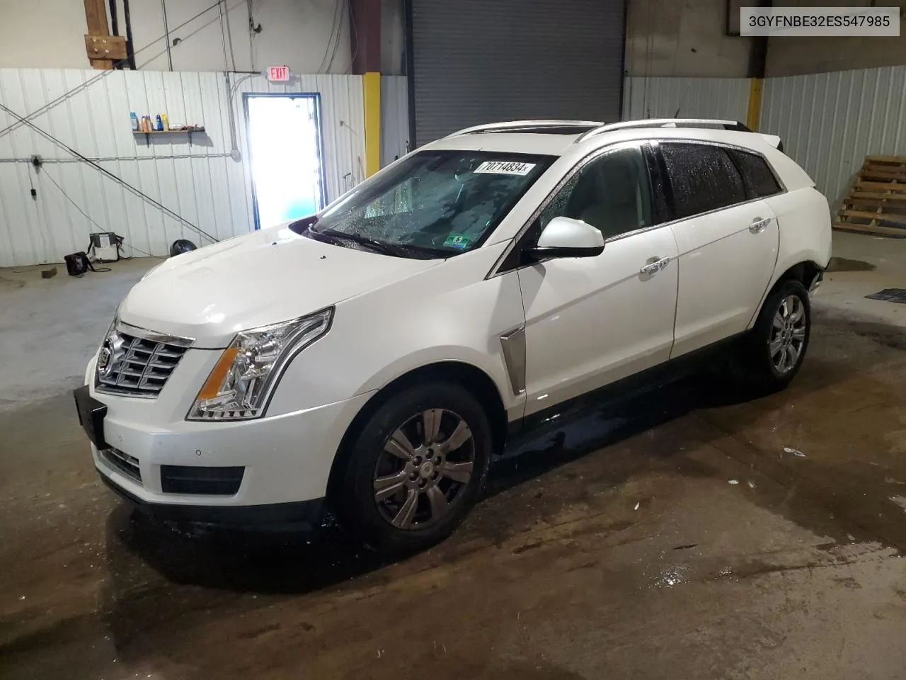 3GYFNBE32ES547985 2014 Cadillac Srx Luxury Collection