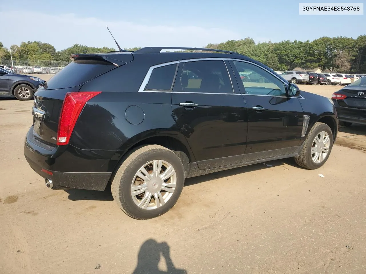 2014 Cadillac Srx VIN: 3GYFNAE34ES543768 Lot: 70830974