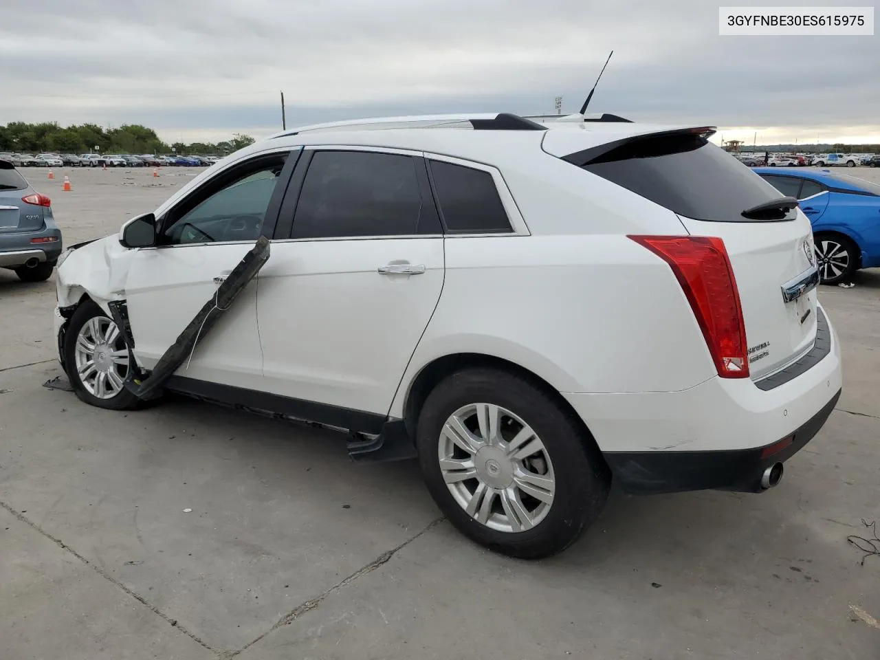 2014 Cadillac Srx Luxury Collection VIN: 3GYFNBE30ES615975 Lot: 71107894