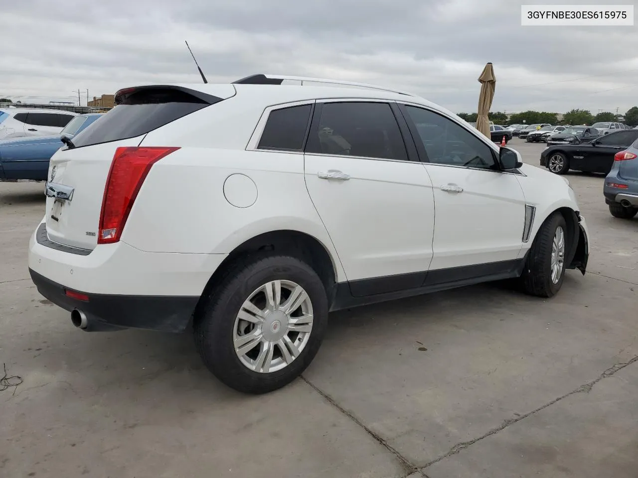 2014 Cadillac Srx Luxury Collection VIN: 3GYFNBE30ES615975 Lot: 71107894