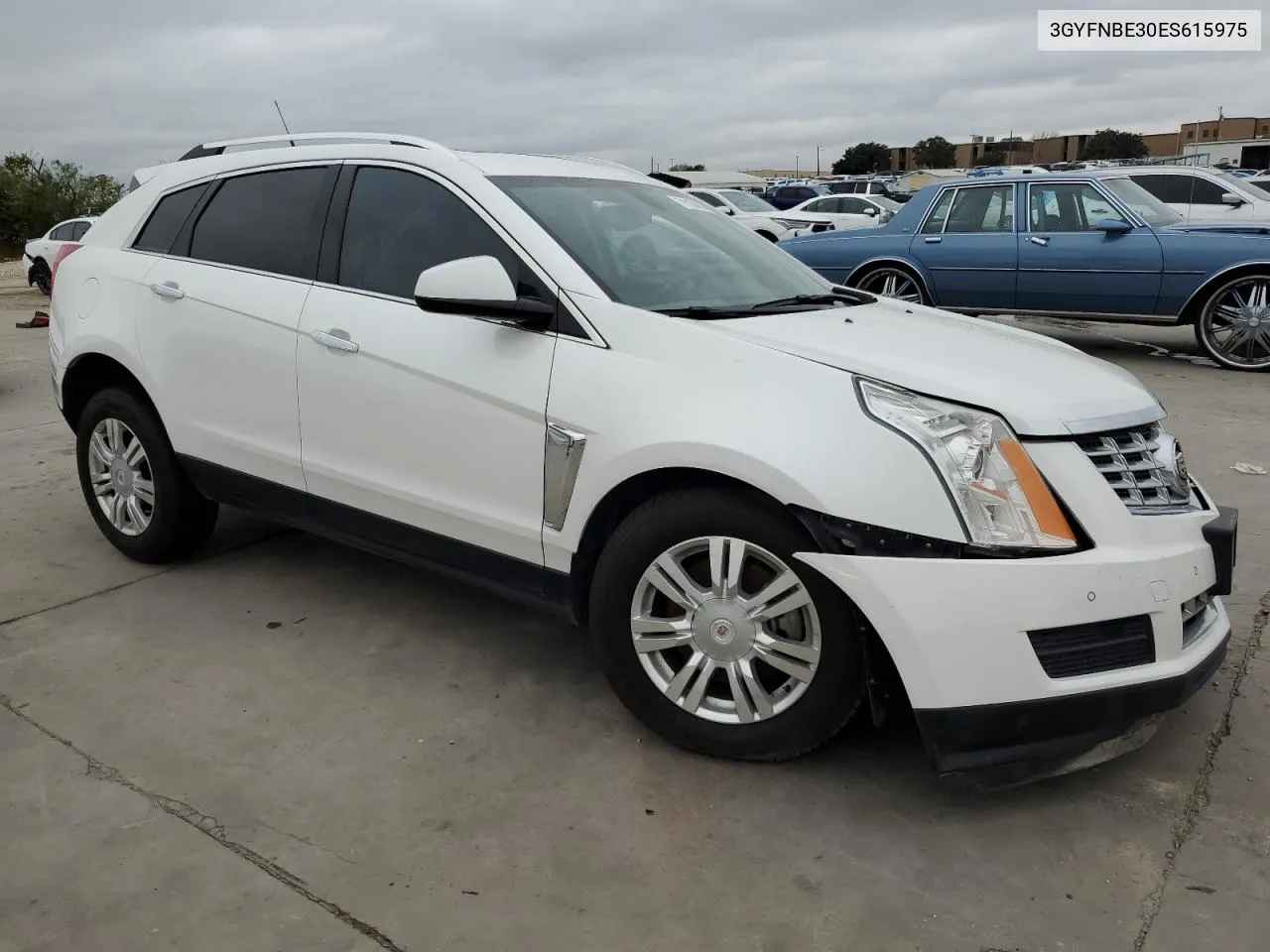 2014 Cadillac Srx Luxury Collection VIN: 3GYFNBE30ES615975 Lot: 71107894