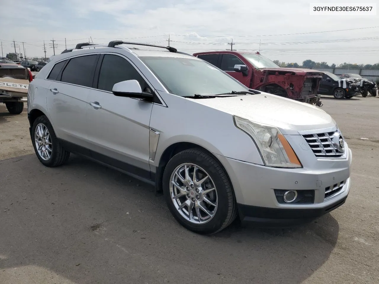 2014 Cadillac Srx Premium Collection VIN: 3GYFNDE30ES675637 Lot: 71222614