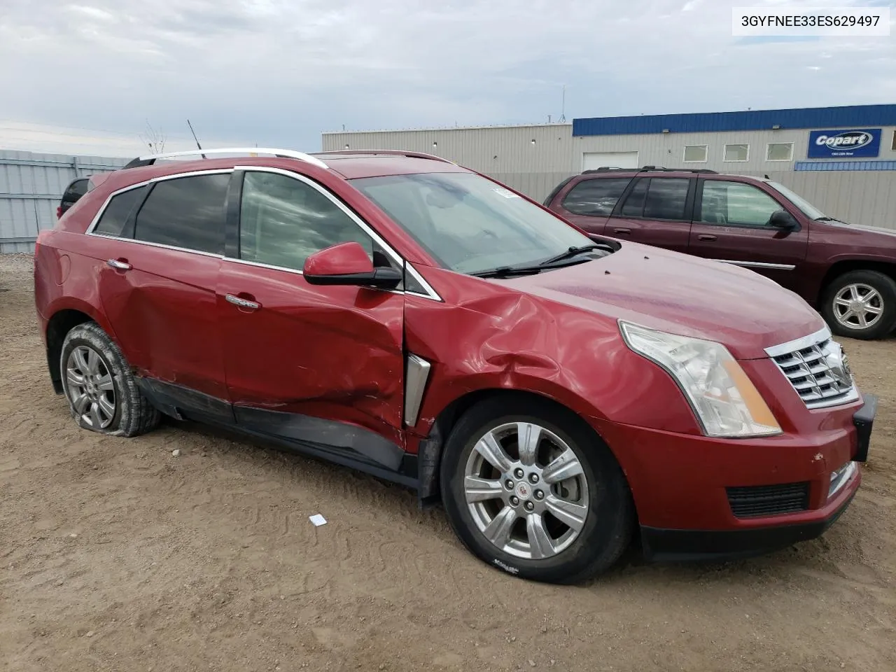 3GYFNEE33ES629497 2014 Cadillac Srx Luxury Collection