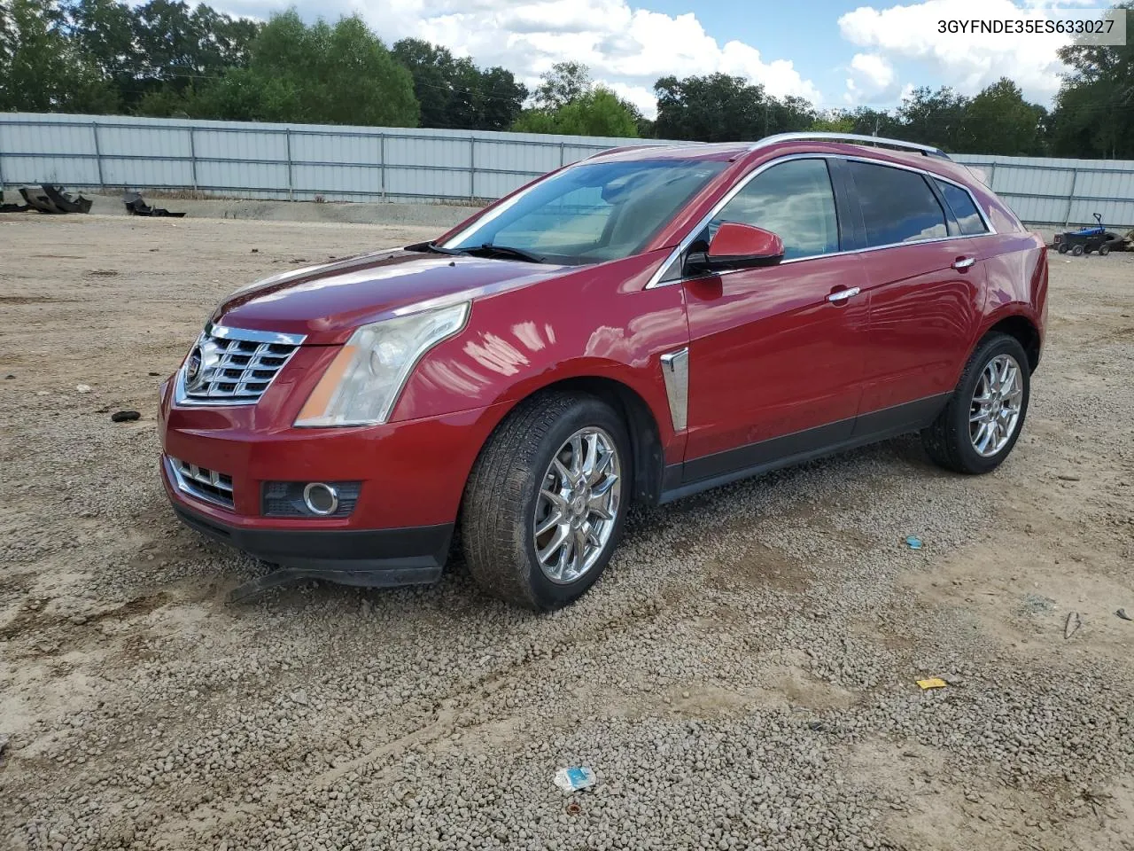 3GYFNDE35ES633027 2014 Cadillac Srx Premium Collection