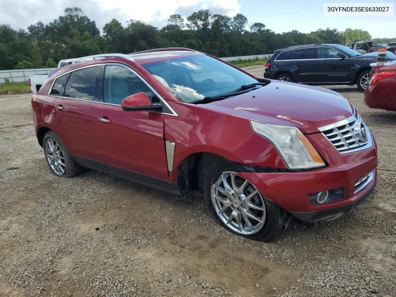 3GYFNDE35ES633027 2014 Cadillac Srx Premium Collection