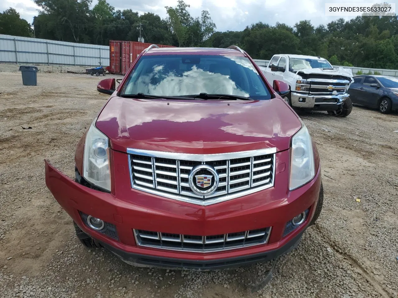 3GYFNDE35ES633027 2014 Cadillac Srx Premium Collection