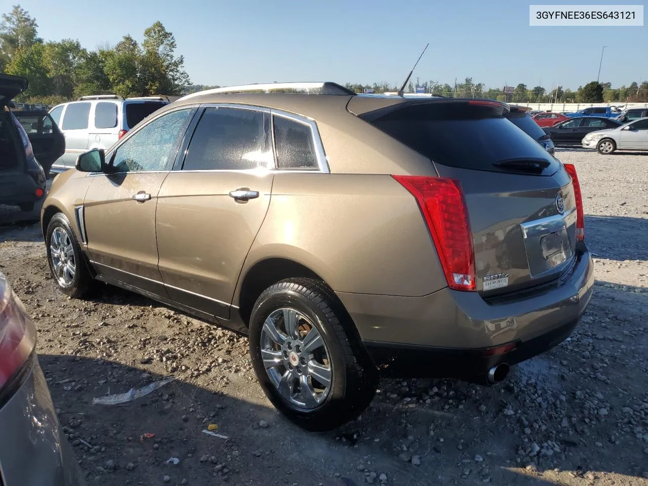 2014 Cadillac Srx Luxury Collection VIN: 3GYFNEE36ES643121 Lot: 71734224