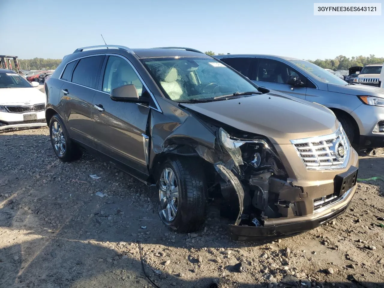 3GYFNEE36ES643121 2014 Cadillac Srx Luxury Collection