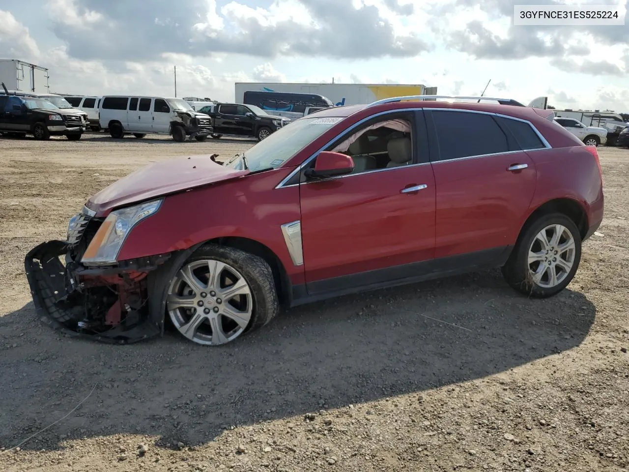 2014 Cadillac Srx Performance Collection VIN: 3GYFNCE31ES525224 Lot: 71935164