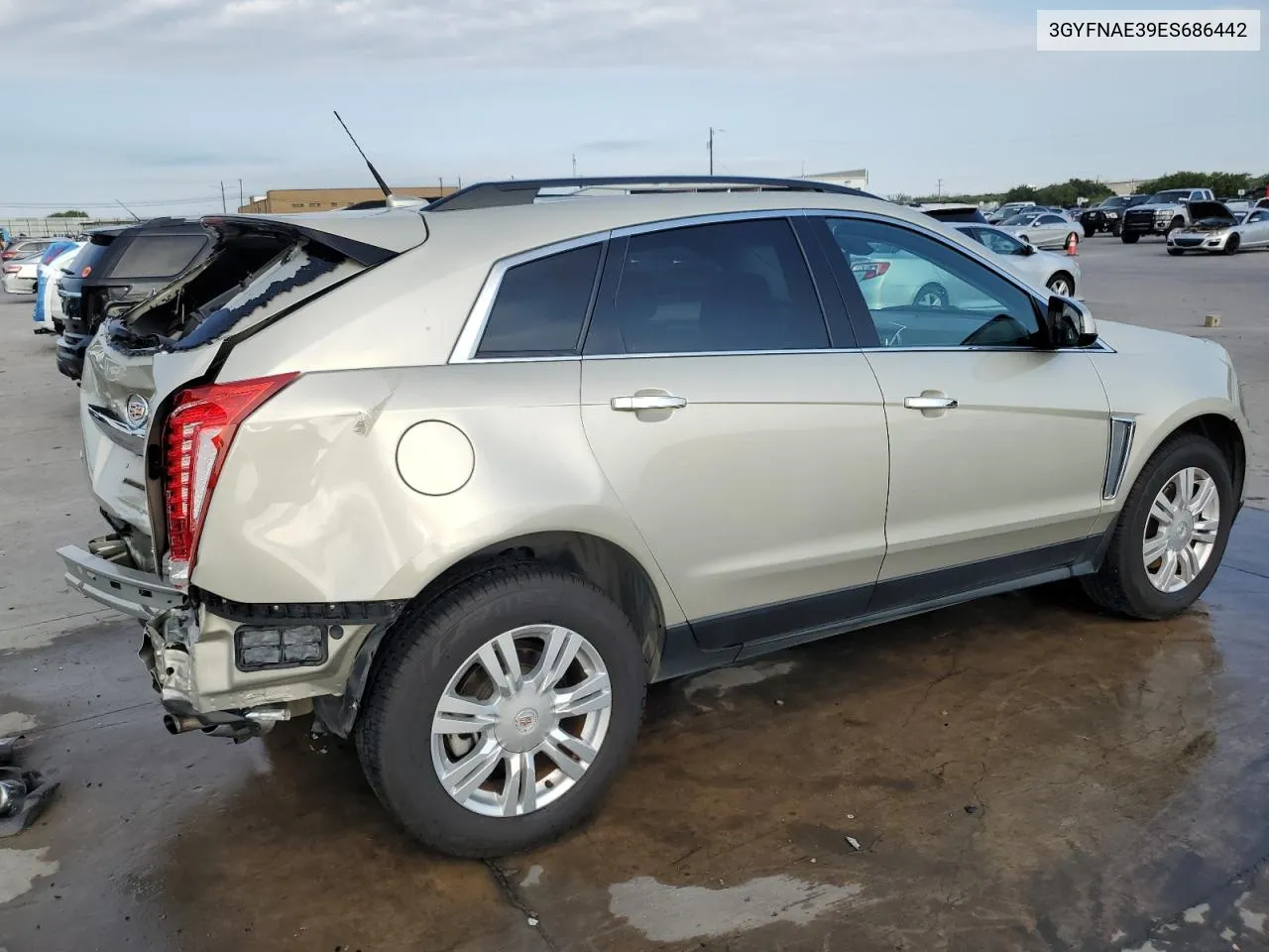 2014 Cadillac Srx VIN: 3GYFNAE39ES686442 Lot: 71997434