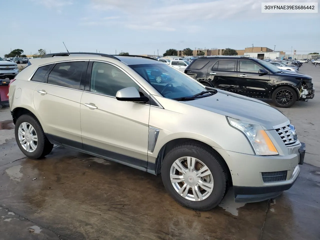 2014 Cadillac Srx VIN: 3GYFNAE39ES686442 Lot: 71997434