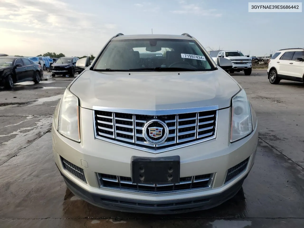 2014 Cadillac Srx VIN: 3GYFNAE39ES686442 Lot: 71997434