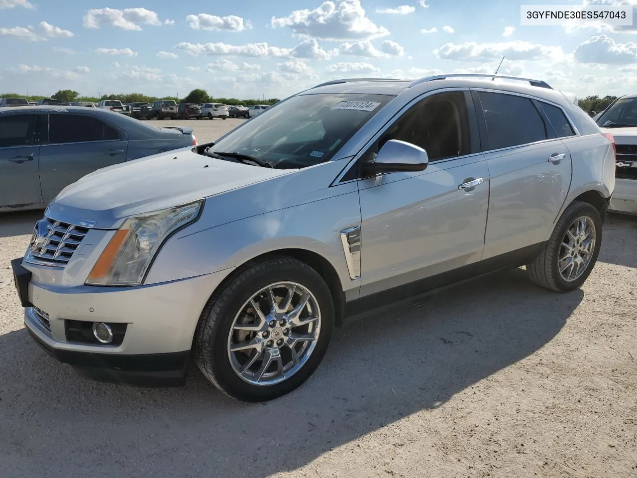 3GYFNDE30ES547043 2014 Cadillac Srx Premium Collection