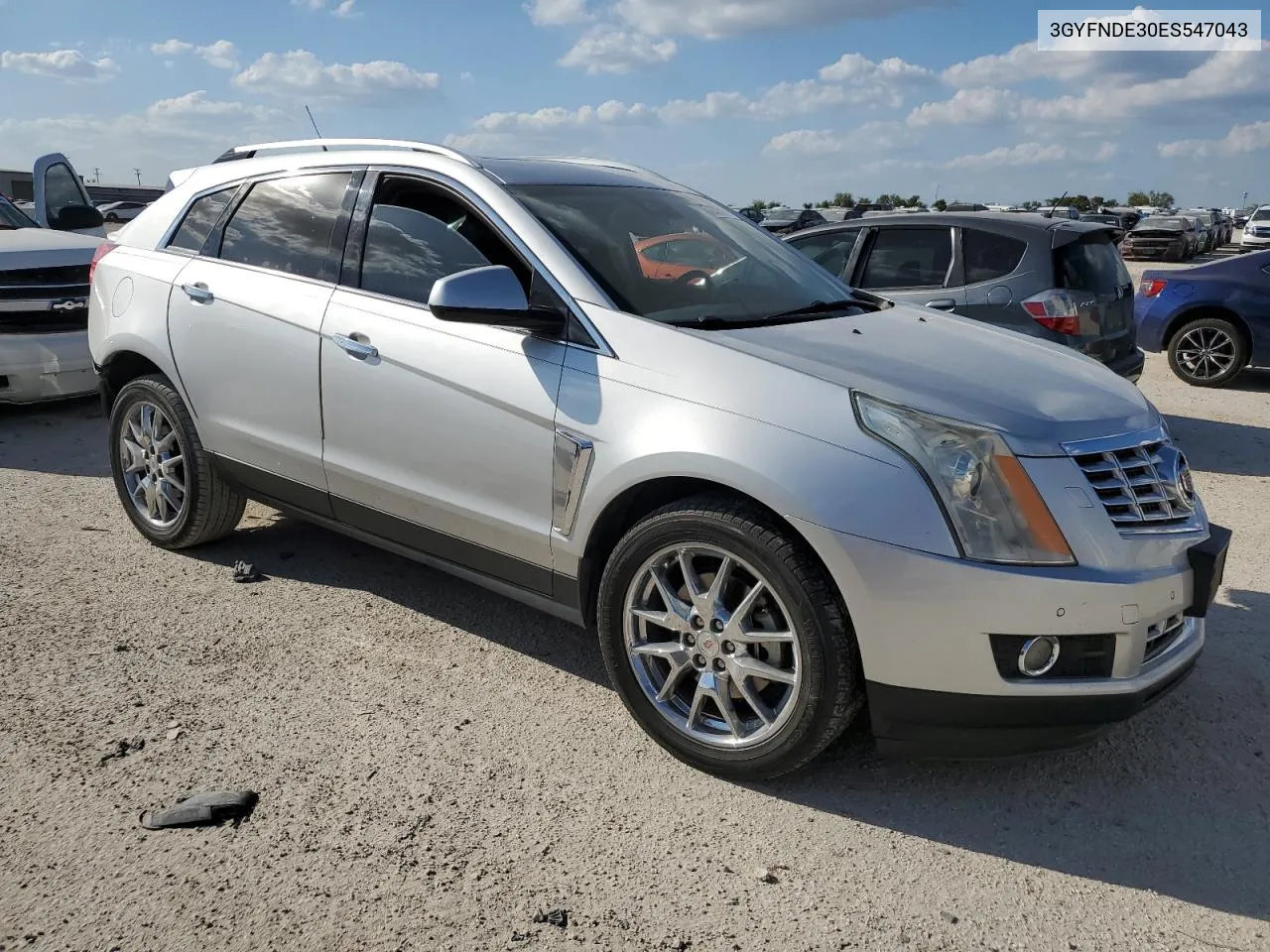 3GYFNDE30ES547043 2014 Cadillac Srx Premium Collection