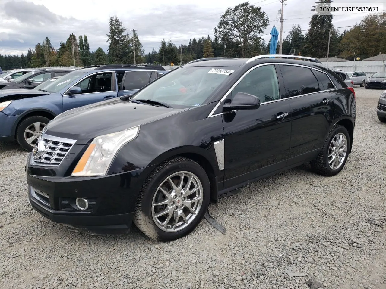 3GYFNFE39ES533671 2014 Cadillac Srx Performance Collection